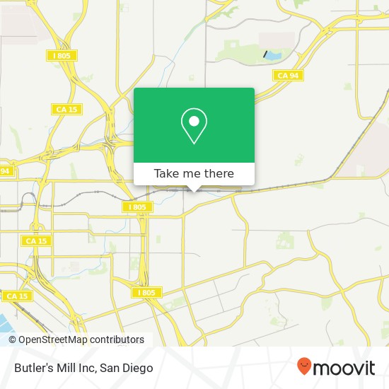 Mapa de Butler's Mill Inc