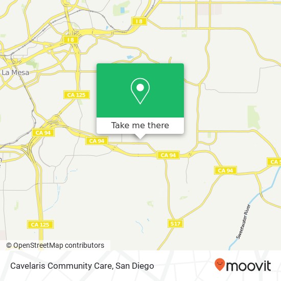 Cavelaris Community Care map