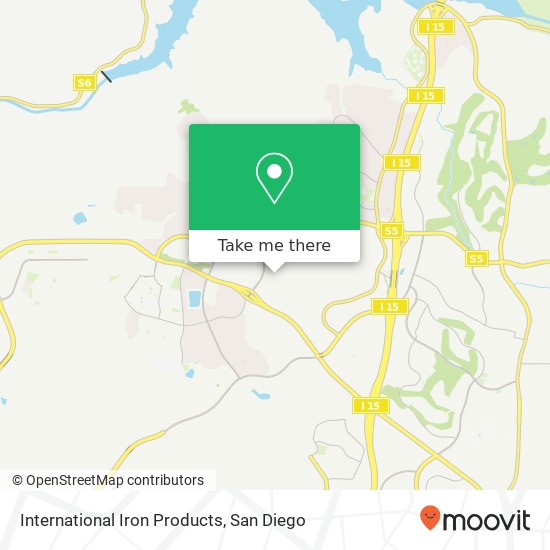 International Iron Products map