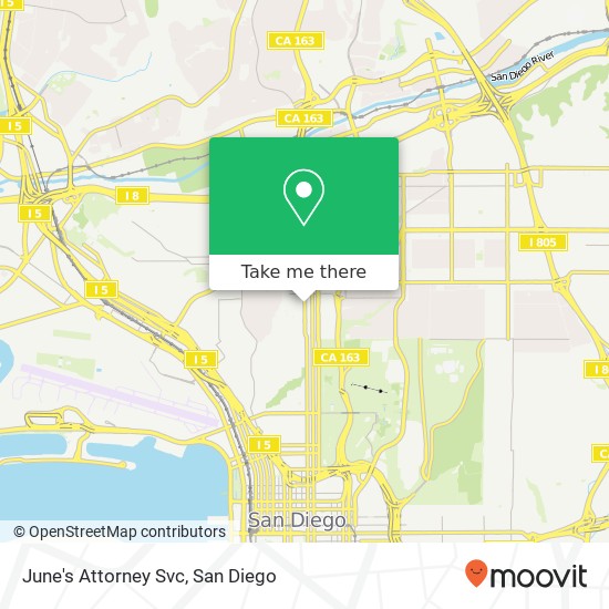 Mapa de June's Attorney Svc