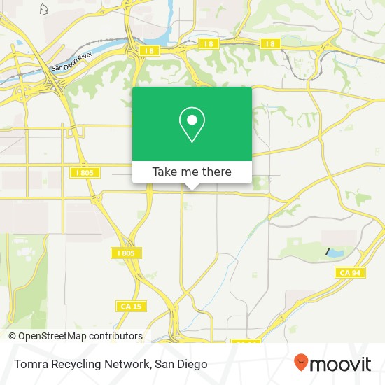 Mapa de Tomra Recycling Network