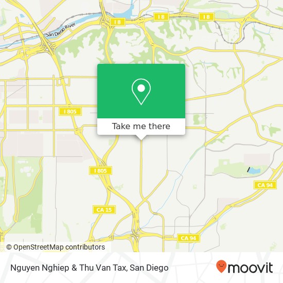 Mapa de Nguyen Nghiep & Thu Van Tax
