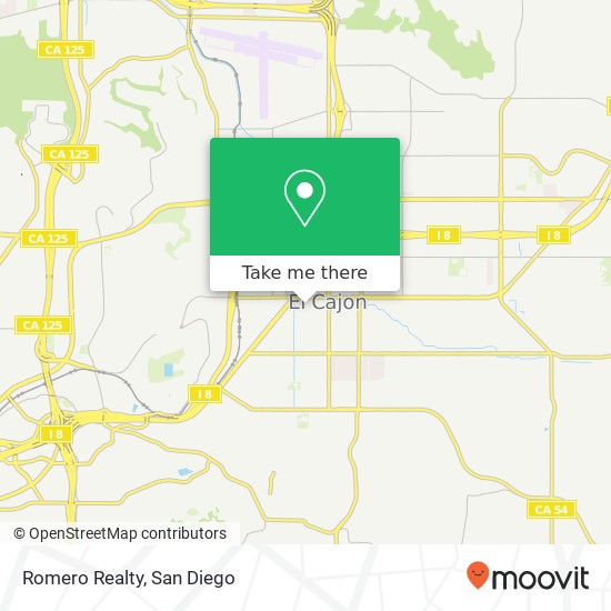 Romero Realty map