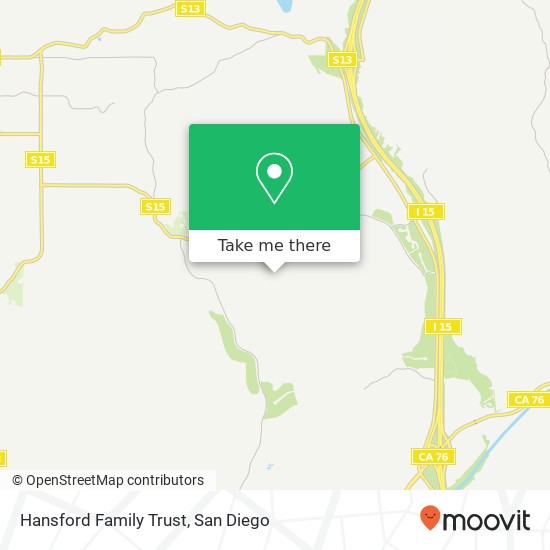 Hansford Family Trust map