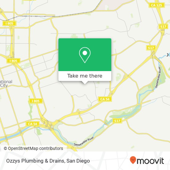 Mapa de Ozzys Plumbing & Drains