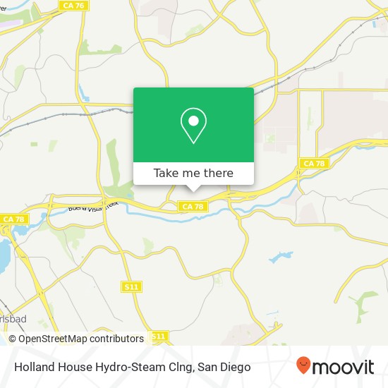 Holland House Hydro-Steam Clng map