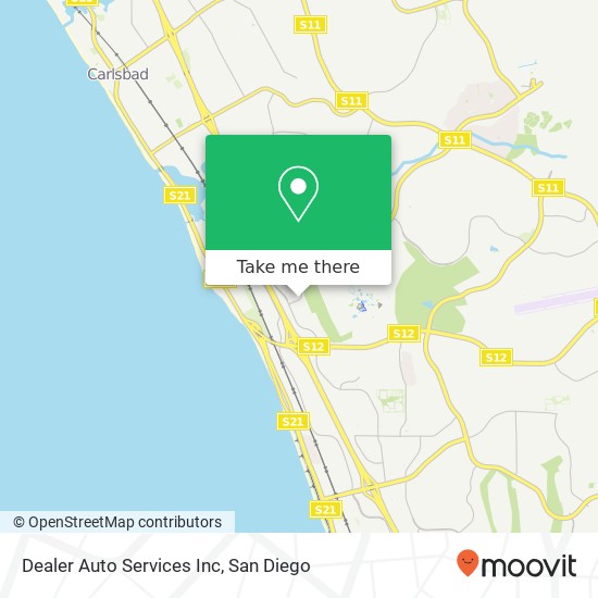 Mapa de Dealer Auto Services Inc