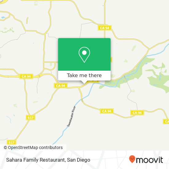 Sahara Family Restaurant map