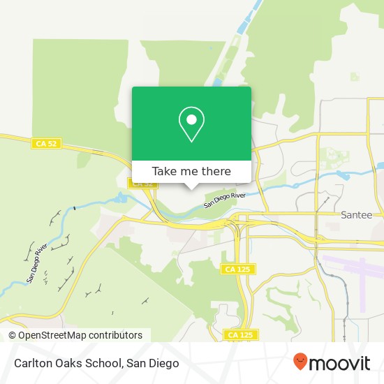 Mapa de Carlton Oaks School