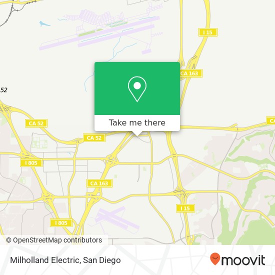 Milholland Electric map