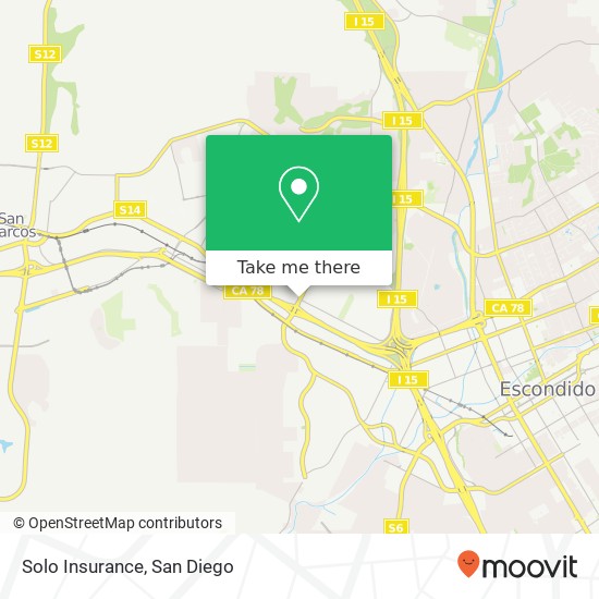 Solo Insurance map