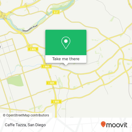 Caffe Tazza map