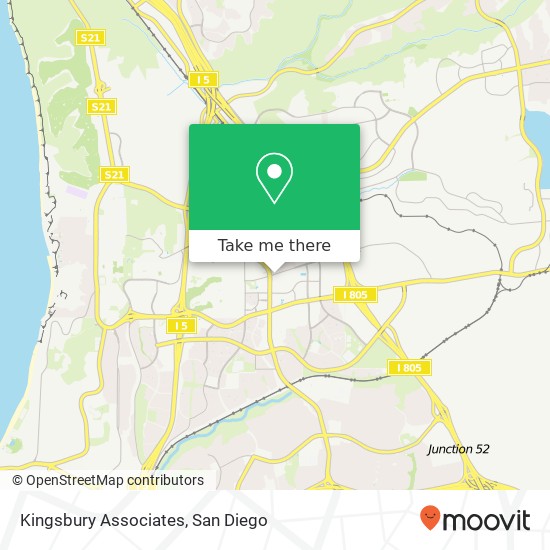 Kingsbury Associates map