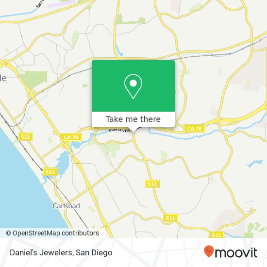 Mapa de Daniel's Jewelers
