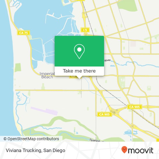 Mapa de Viviana Trucking