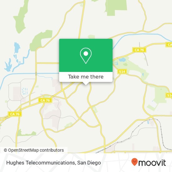 Hughes Telecommunications map