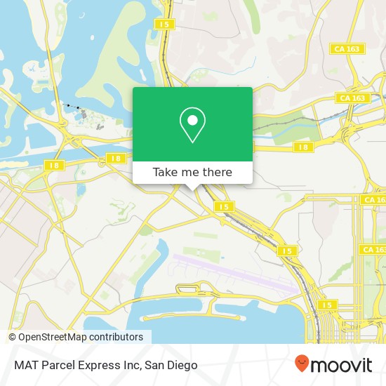 Mapa de MAT Parcel Express Inc
