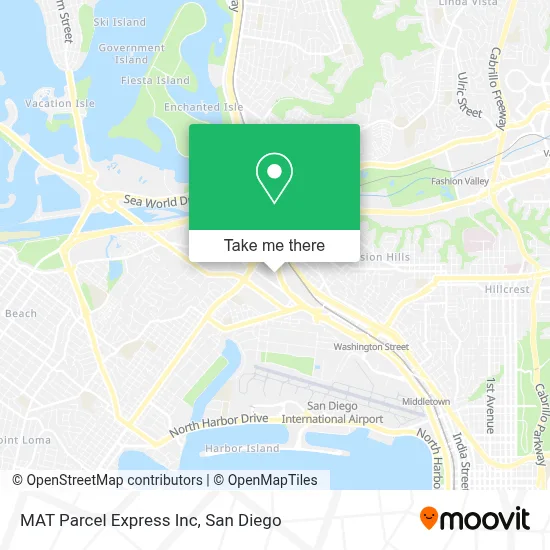MAT Parcel Express Inc map