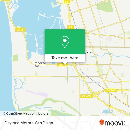 Daytona Motors map