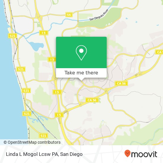 Linda L Mogol Lcsw PA map