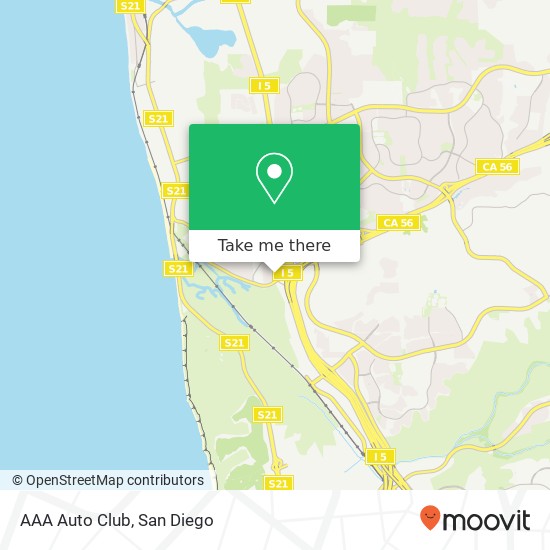 AAA Auto Club map