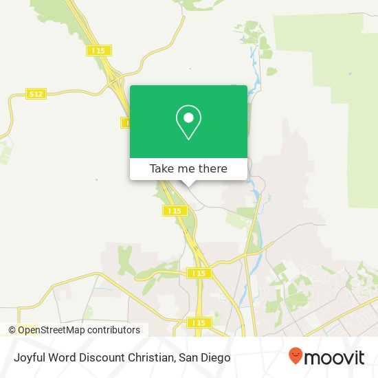 Mapa de Joyful Word Discount Christian