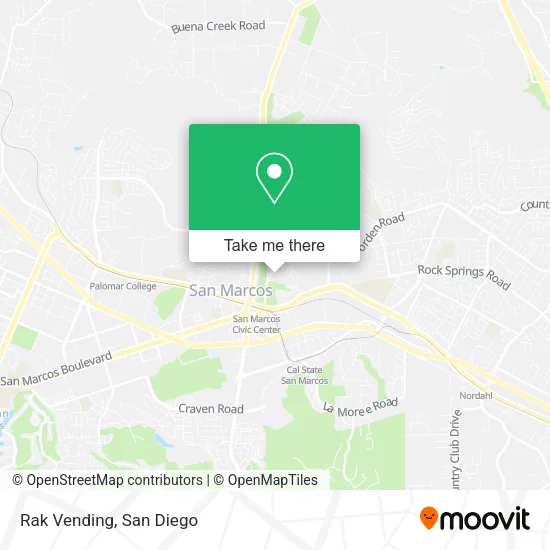 Rak Vending map