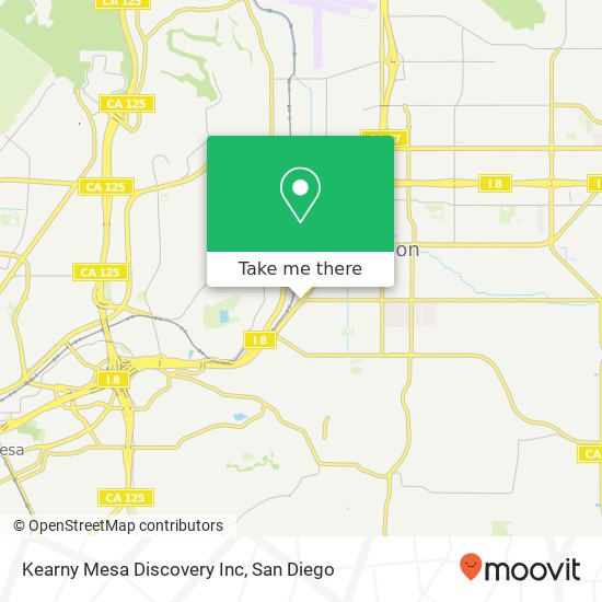 Mapa de Kearny Mesa Discovery Inc