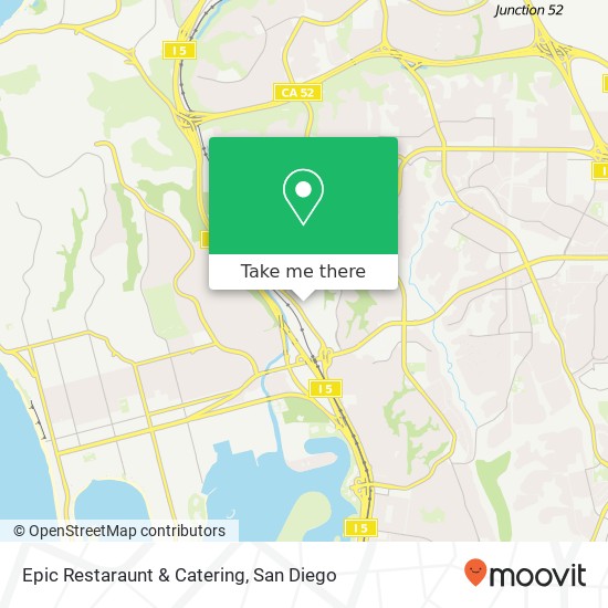 Mapa de Epic Restaraunt & Catering