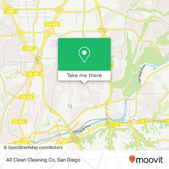 Mapa de All Clean Cleaning Co