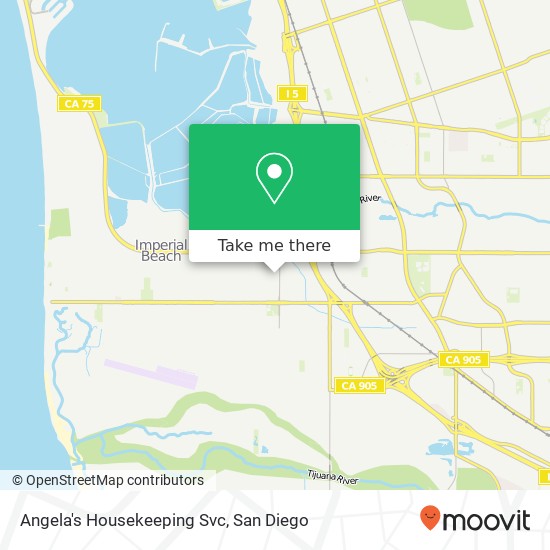 Angela's Housekeeping Svc map