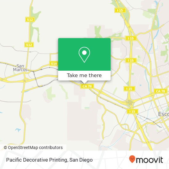 Mapa de Pacific Decorative Printing