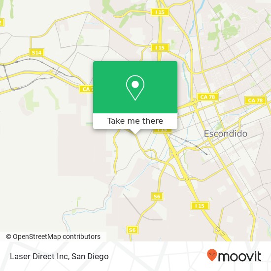 Mapa de Laser Direct Inc