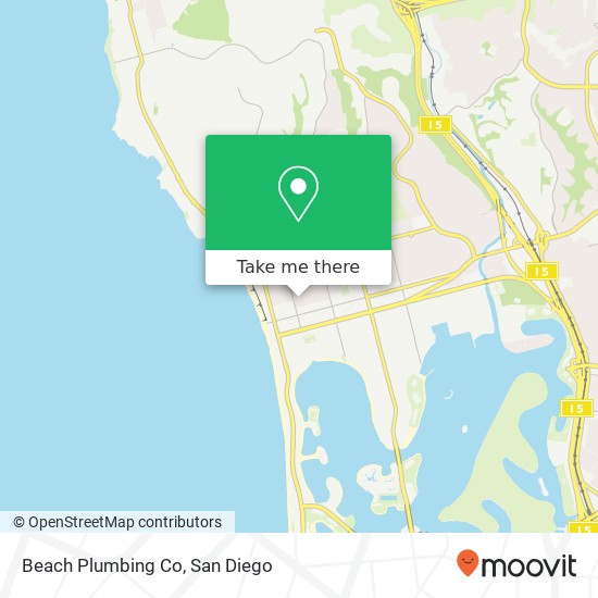 Mapa de Beach Plumbing Co