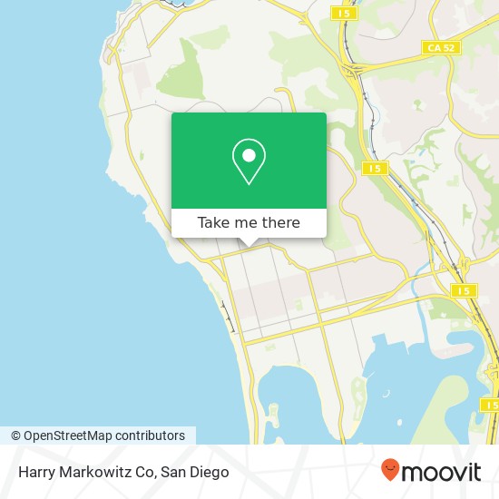 Mapa de Harry Markowitz Co