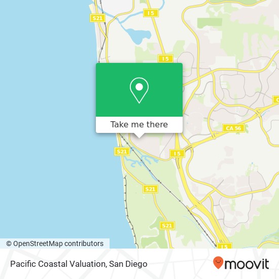 Mapa de Pacific Coastal Valuation