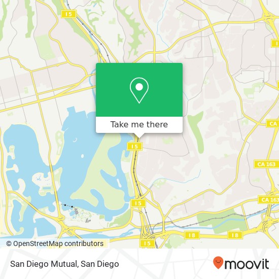 San Diego Mutual map