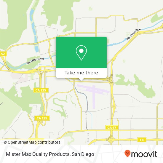 Mister Max Quality Products map