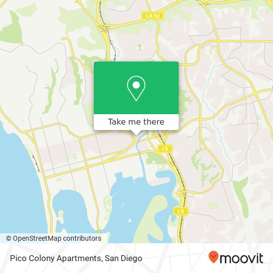 Pico Colony Apartments map