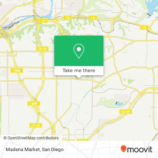 Madena Market map