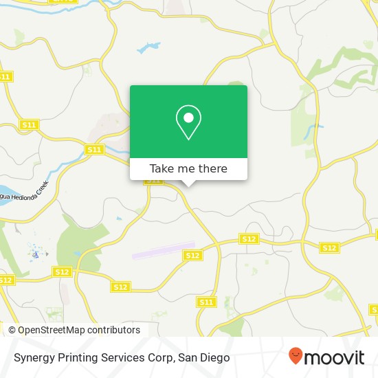 Mapa de Synergy Printing Services Corp