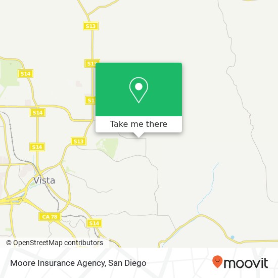 Mapa de Moore Insurance Agency