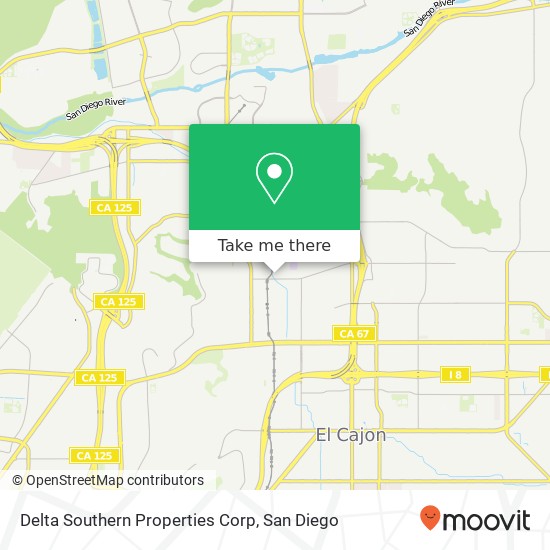 Delta Southern Properties Corp map