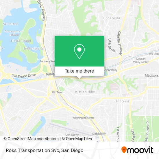 Mapa de Ross Transportation Svc