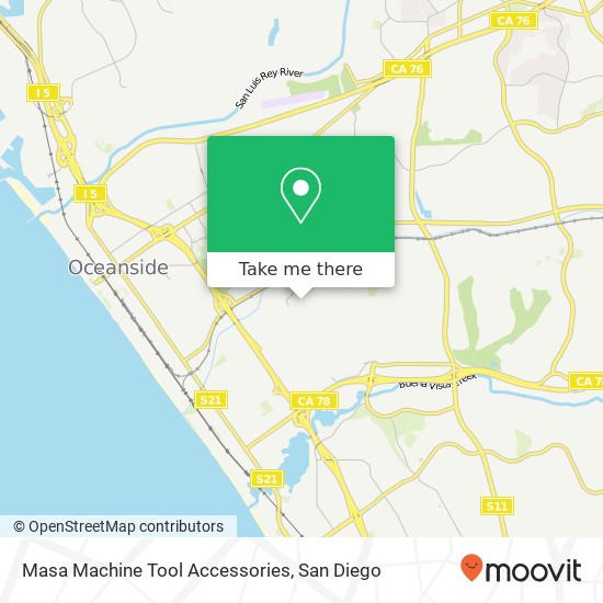 Masa Machine Tool Accessories map