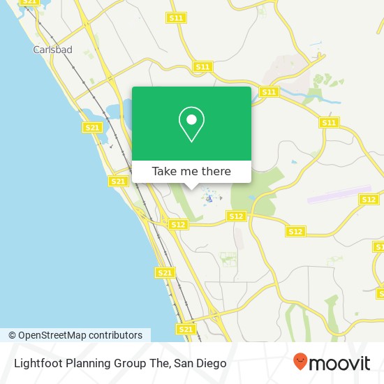 Mapa de Lightfoot Planning Group The