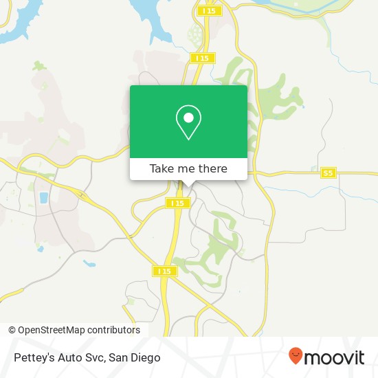 Pettey's Auto Svc map