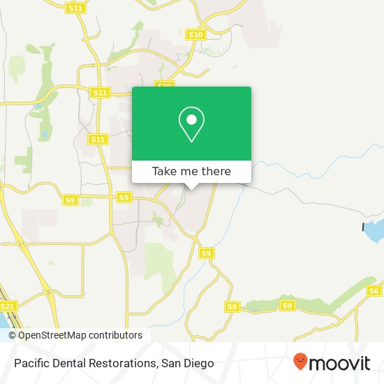 Pacific Dental Restorations map