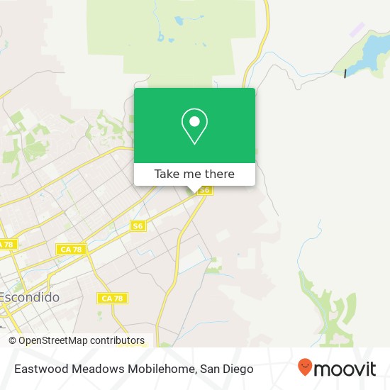 Eastwood Meadows Mobilehome map