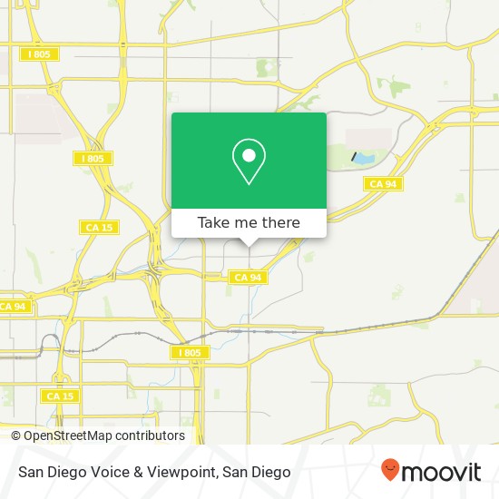 Mapa de San Diego Voice & Viewpoint